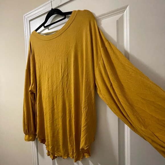 Free People Yellow Blouse - Picture 8 of 9
